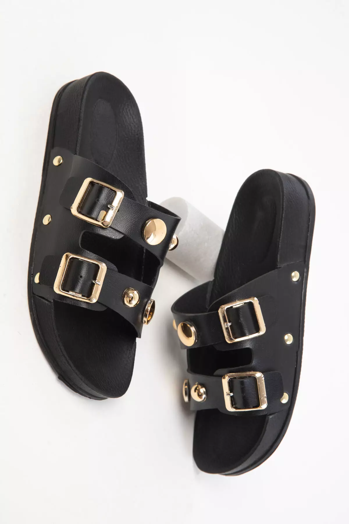 20490 Women's Black Slippers