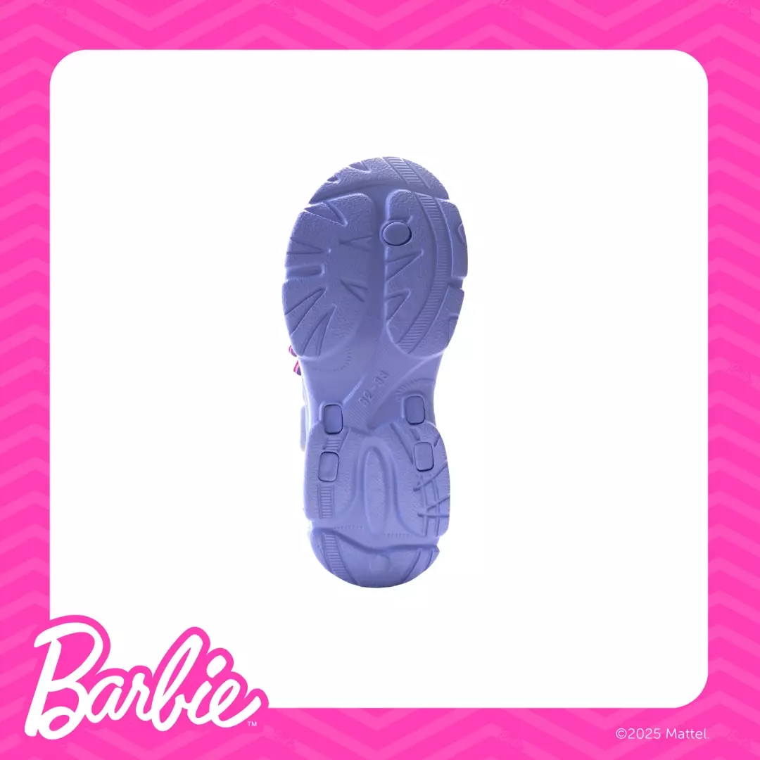 BARBIE - SANDAL WANITA TANGGUNG CH410024WT - BIRU HEATHER
