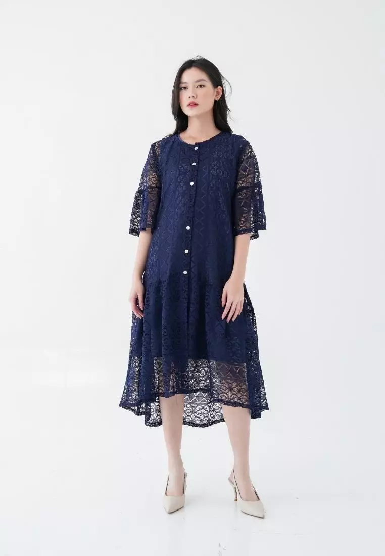 Aveline Party Dress Navy