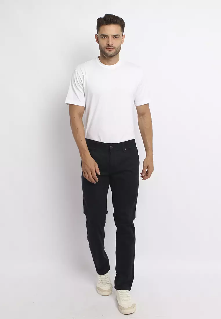 MILAN NAVY Celana Panjang Jeans Chinos Denim Pria - Bottom Man Long Pants