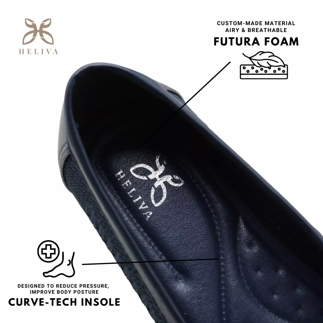 Heliva Valencia Loafers Bow Women Shoes Knitted