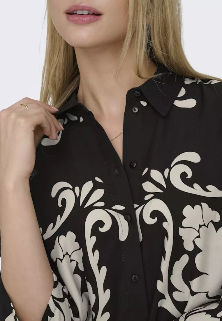 3/4 Sleeves Loose Shirt
