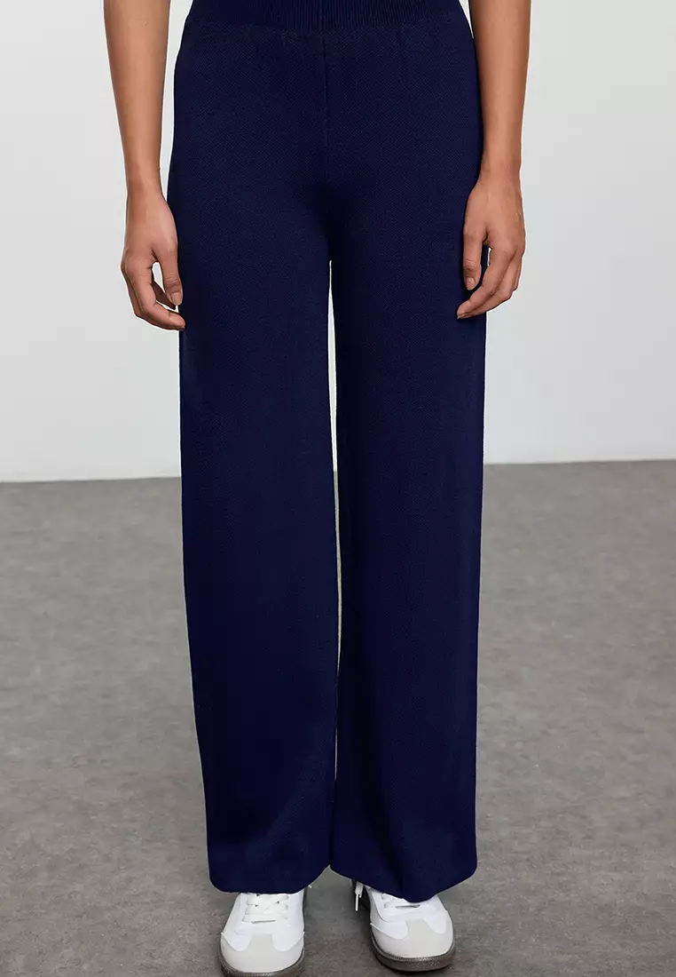 Button Detailed Knit Vest and Pants Set