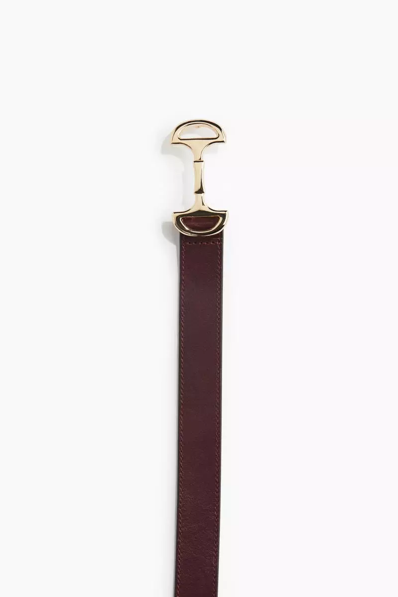 Leather belt