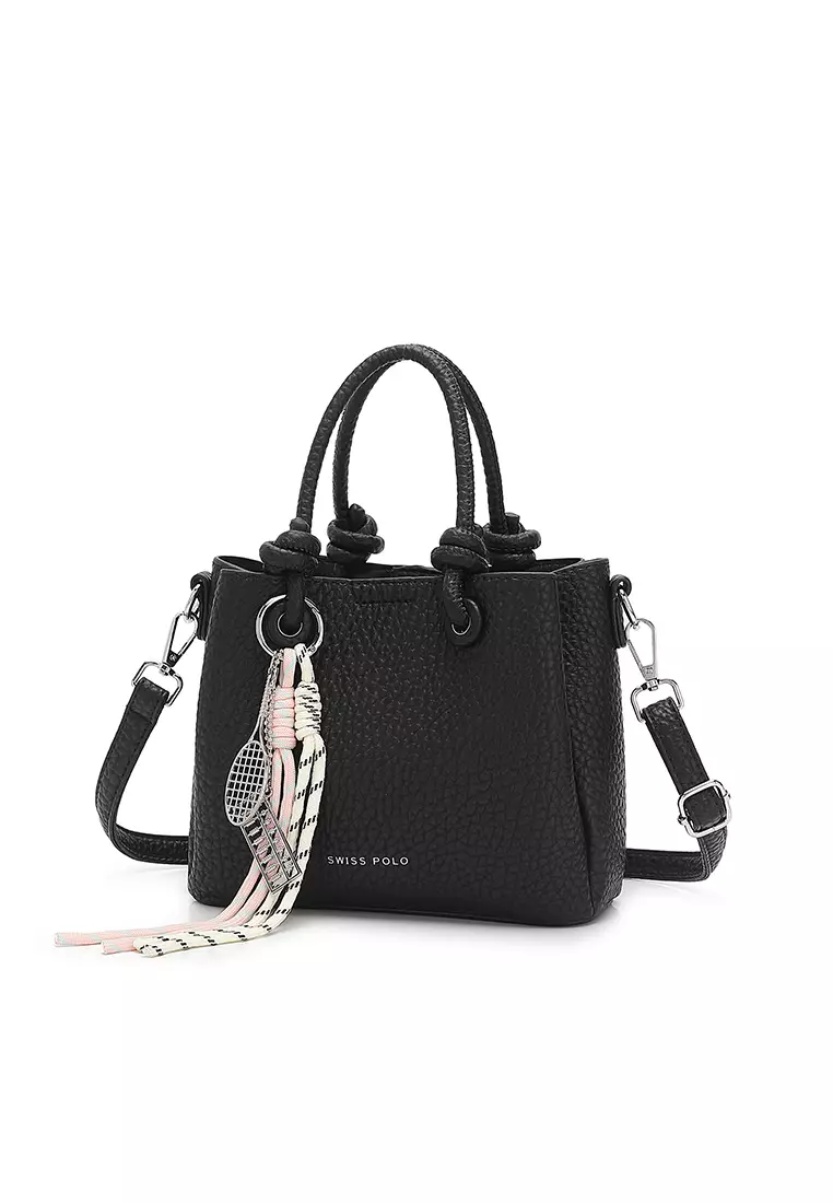 Women's Top Handle Bag / Sling Bag / Crossbody Bag / Shoulder Bag - Black
