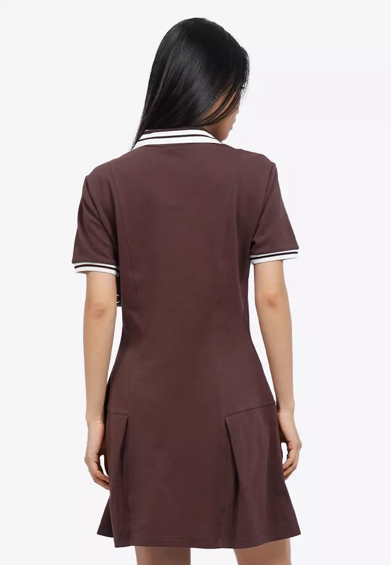 Contrast Rib Mini Dress