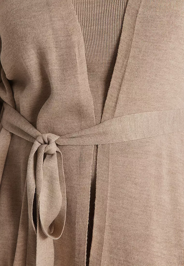Plus size dress with cardigan on sale