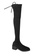 Twenty Eight Shoes 黑色 VANSA 4.5cm 羊絨腳形線條矮跟過膝靴 VSW-B188 D10AFSH6C08603GS_2