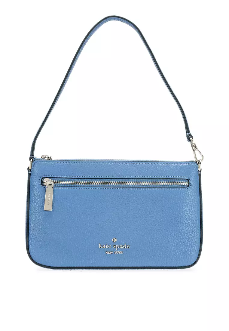 Kate spade light online blue wristlet