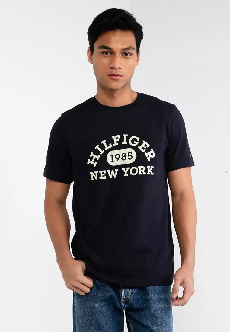 Slim Fit Flag Monotype T-Shirt