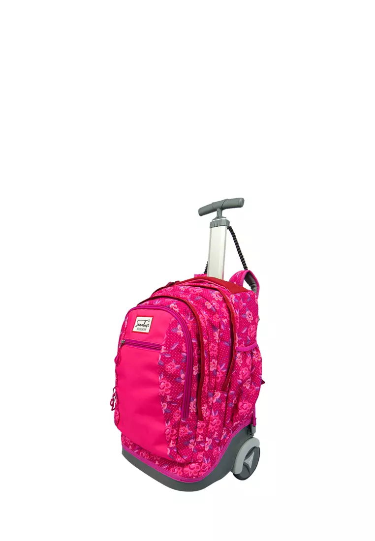 Stardust 2in1 Backpack and Trolley -  Pink Flower