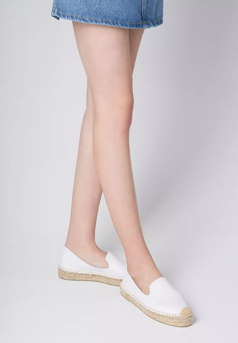 Platform Cow Leather Espadrilles HB7101