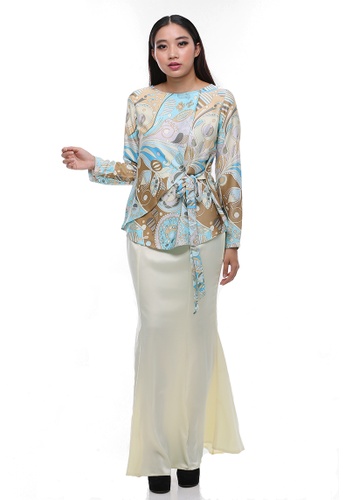 Amber Modern kurung from Secretcode in Yellow