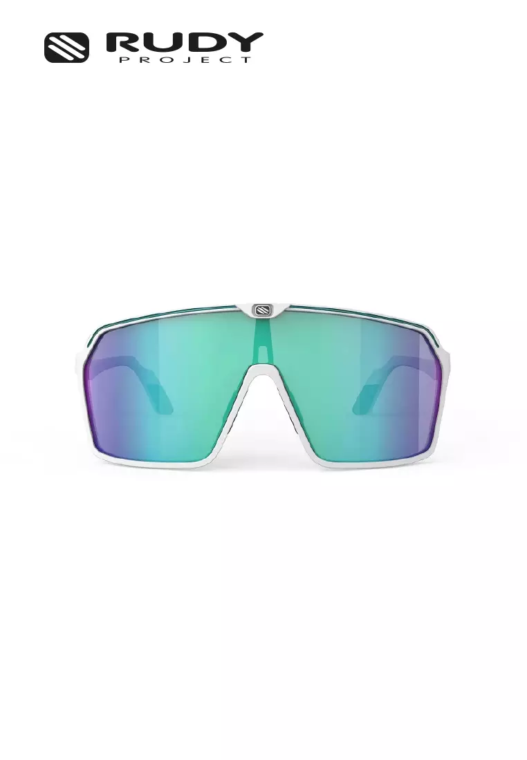 Spinshield Sports Performance Sunglasses – White Matte Multilaser | UV Protection