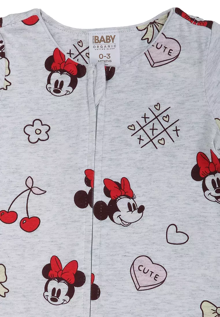 The Licensed Short Sleeve Zip Romper