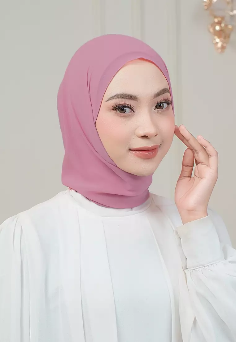 HIJAB INSTAN MAGNET SYIFA - PURPLISH PINK