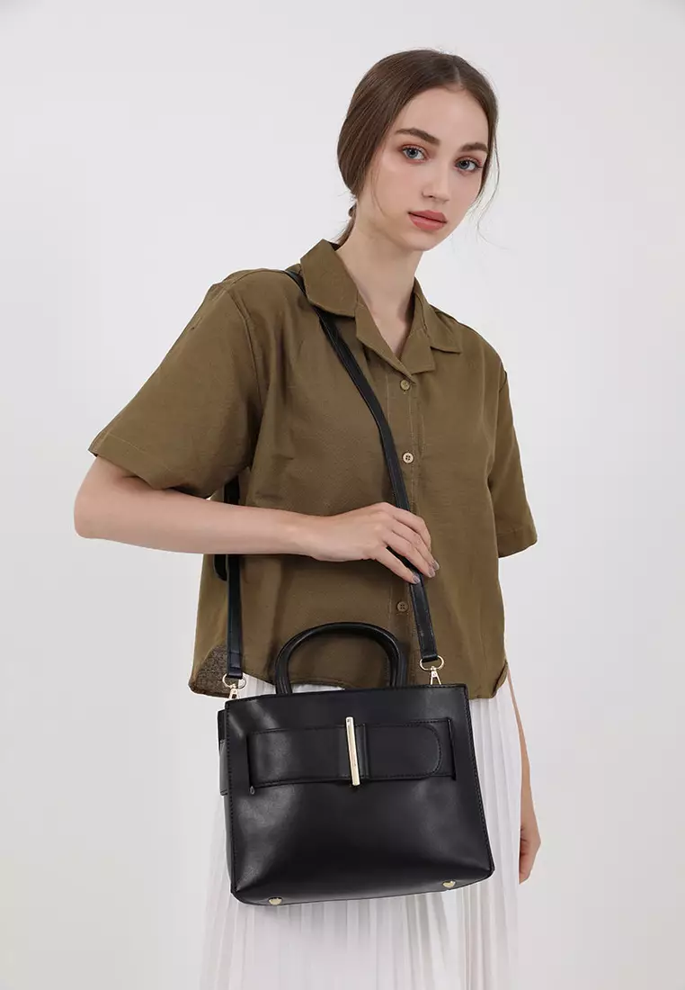Posha Octa Sling Bag Black