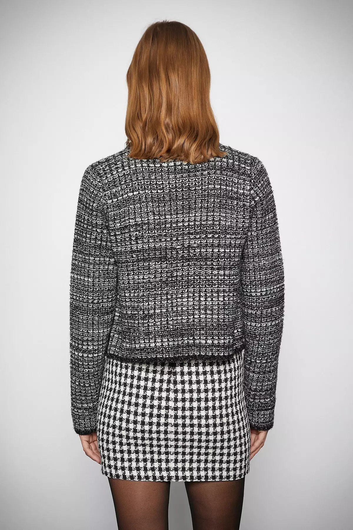 Red and black clearance plaid cardigan womens