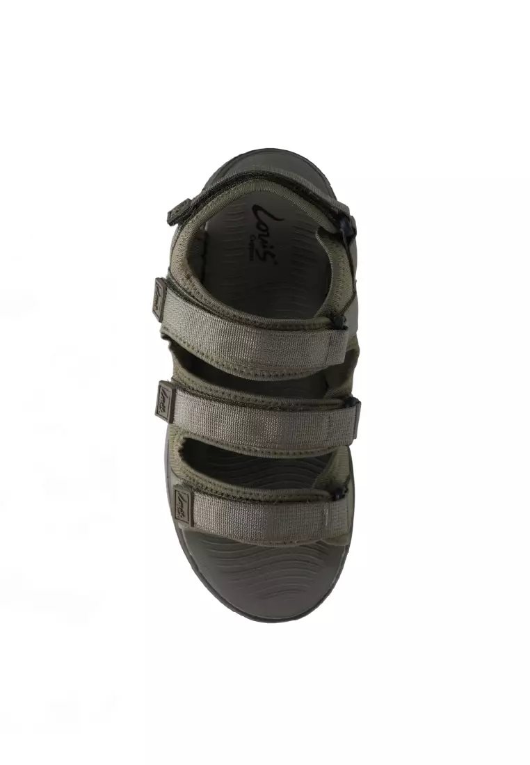 Men Slip On Faux Leather Classic Casual Sandals - 250441272