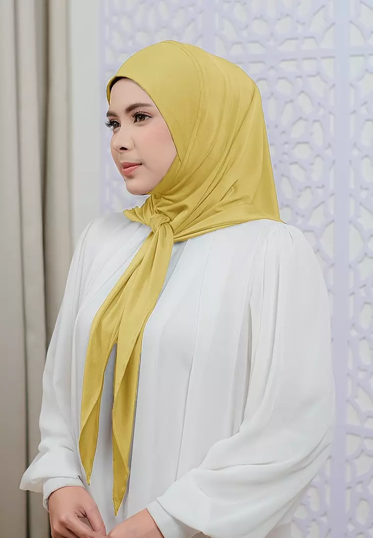HIJAB INSTAN LUNA - SOFT YELLOW