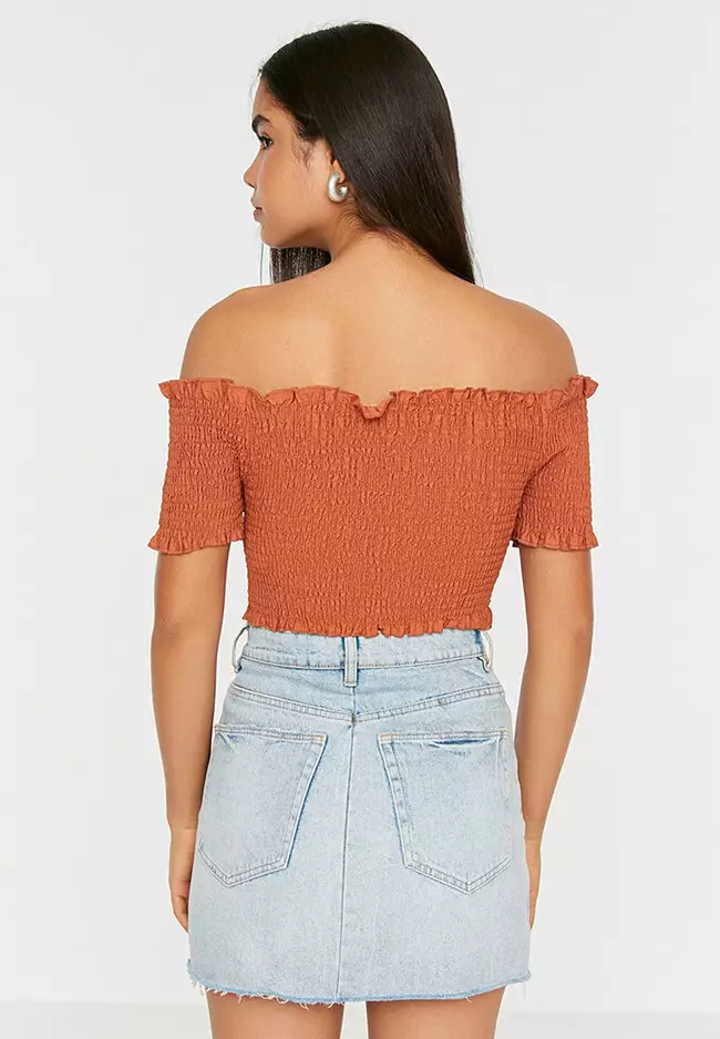 線上選購Trendyol Off-Shoulder Top | ZALORA 台灣