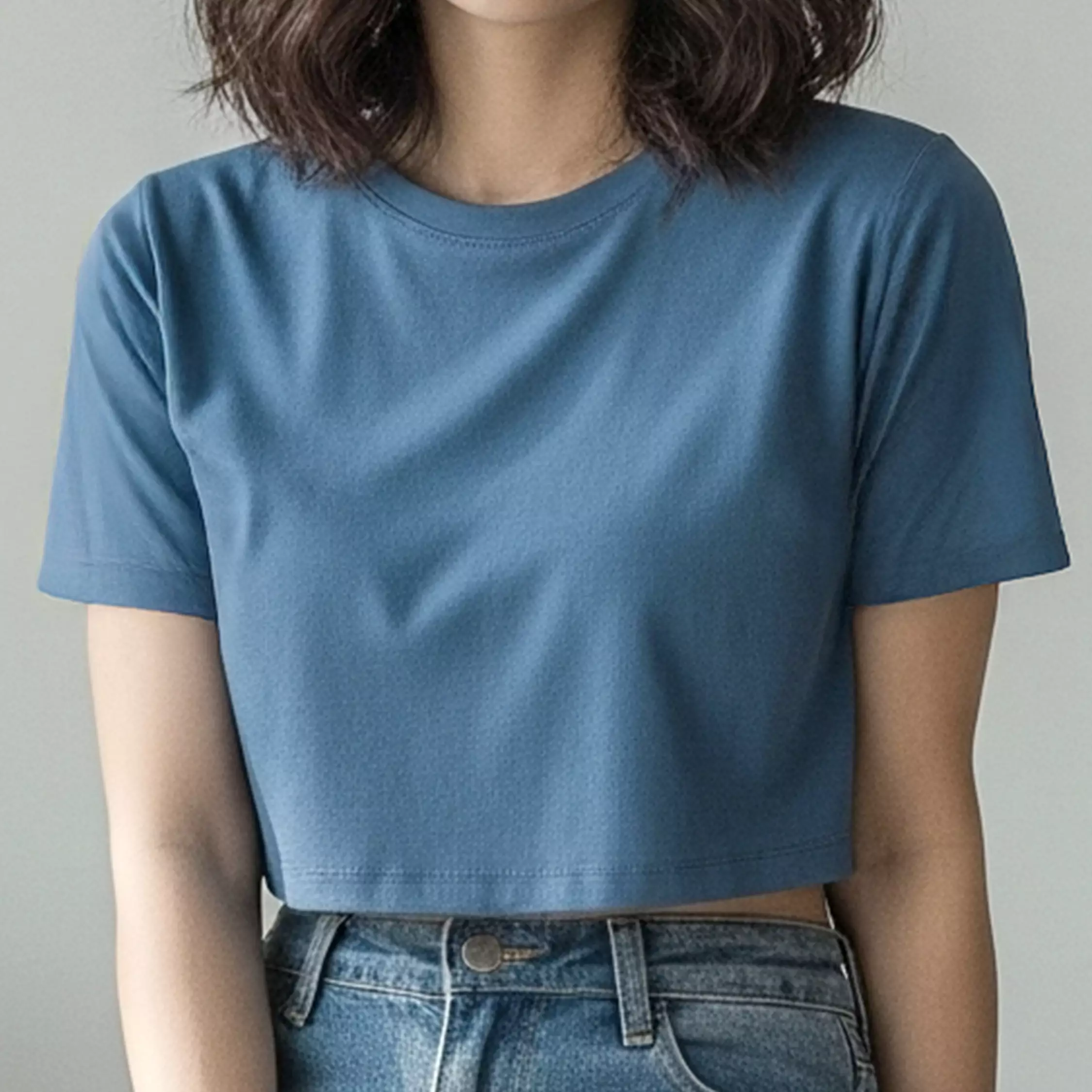 Kale VIONA ATLANTIC SEA / Atasan Crop Wanita / Kaos Wanita / Baju Cewek