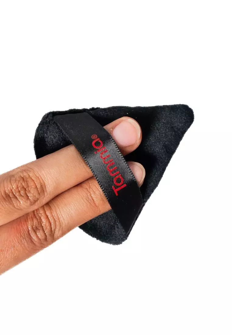 Tammia PPZS-2 black mini pizza soft powder puff