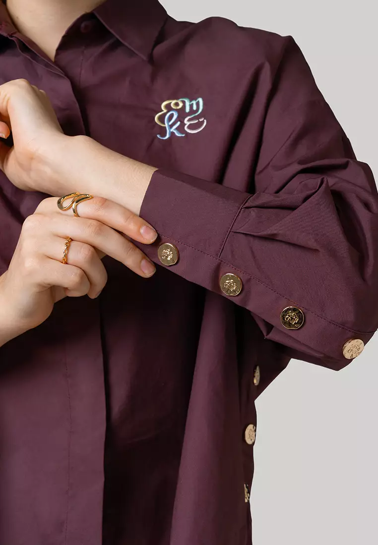 Kami Gale Cropped Top Rich Brown