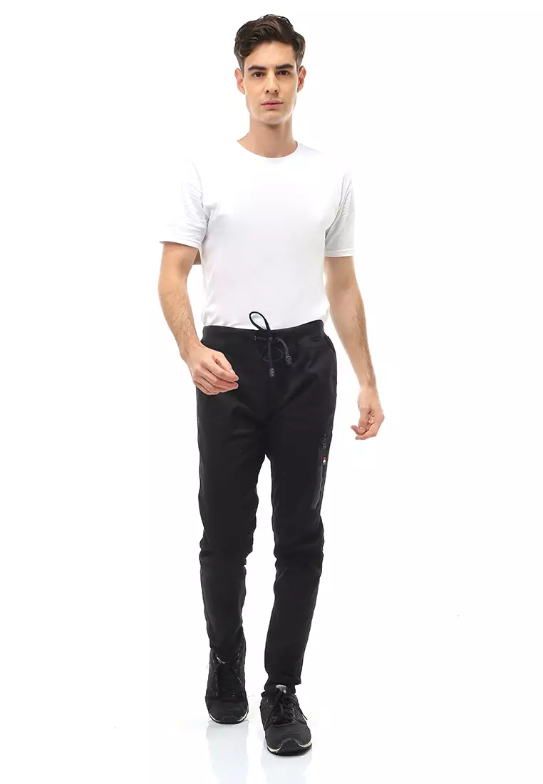 Locko Long Pants Celana Jogger Pria Style Comando Material Cotton ORIGINAL - Black