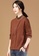 A-IN GIRLS brown Casual Half High Collar Plus Fleece Sweater 248ABAA3B4630DGS_2