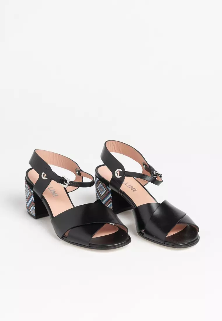 Pollini Women's Black Sandals