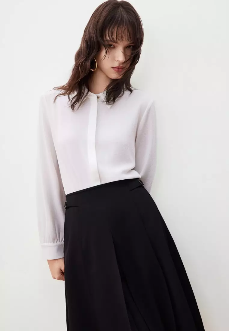 G2000 Shirt Blouse with Mini Contrast Bows