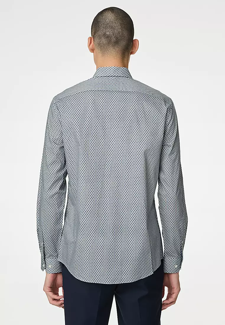 Regular Fit Easy Iron Pure Cotton Shirt