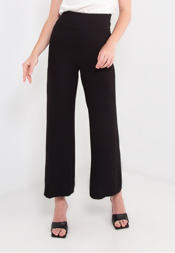 H&M black Tailored Trousers 77C9FAA3796621GS_1