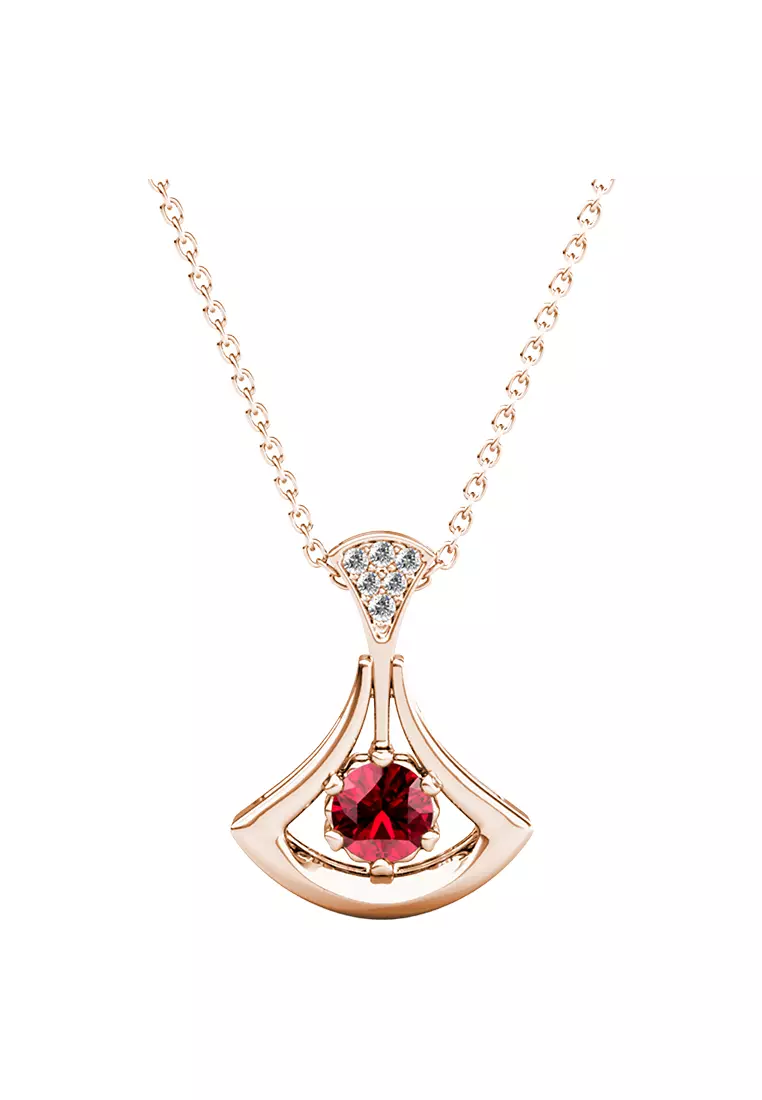 Dual Soul Crystal ( 4 style ) Pendant RG - Kalung Crystal by Her Jewellery