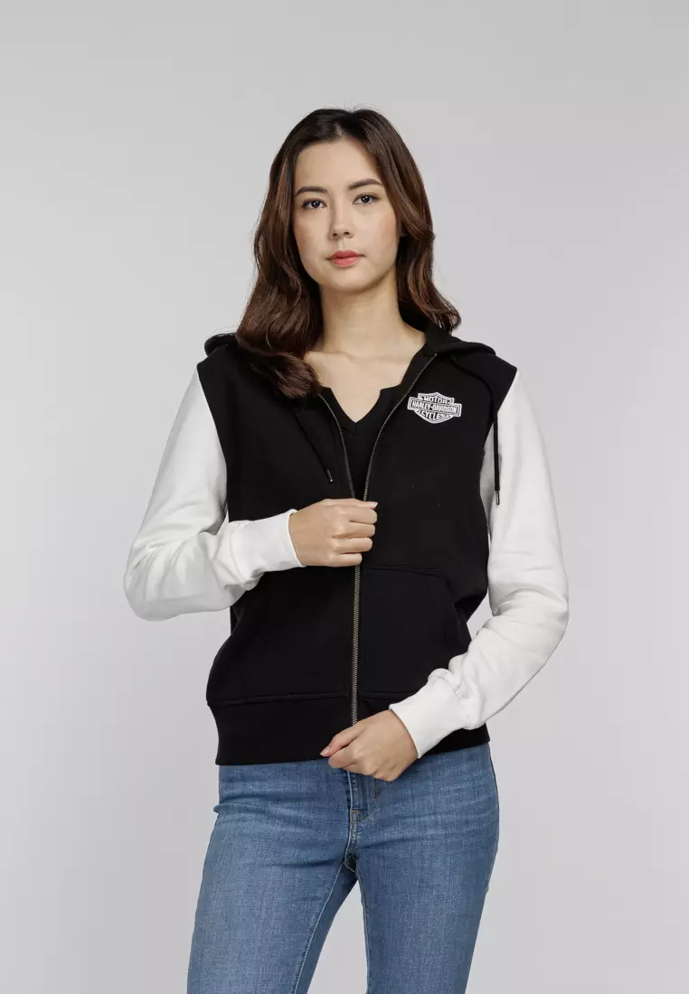 Harley-Davidson Special Colorblock Racer Font Hoodie