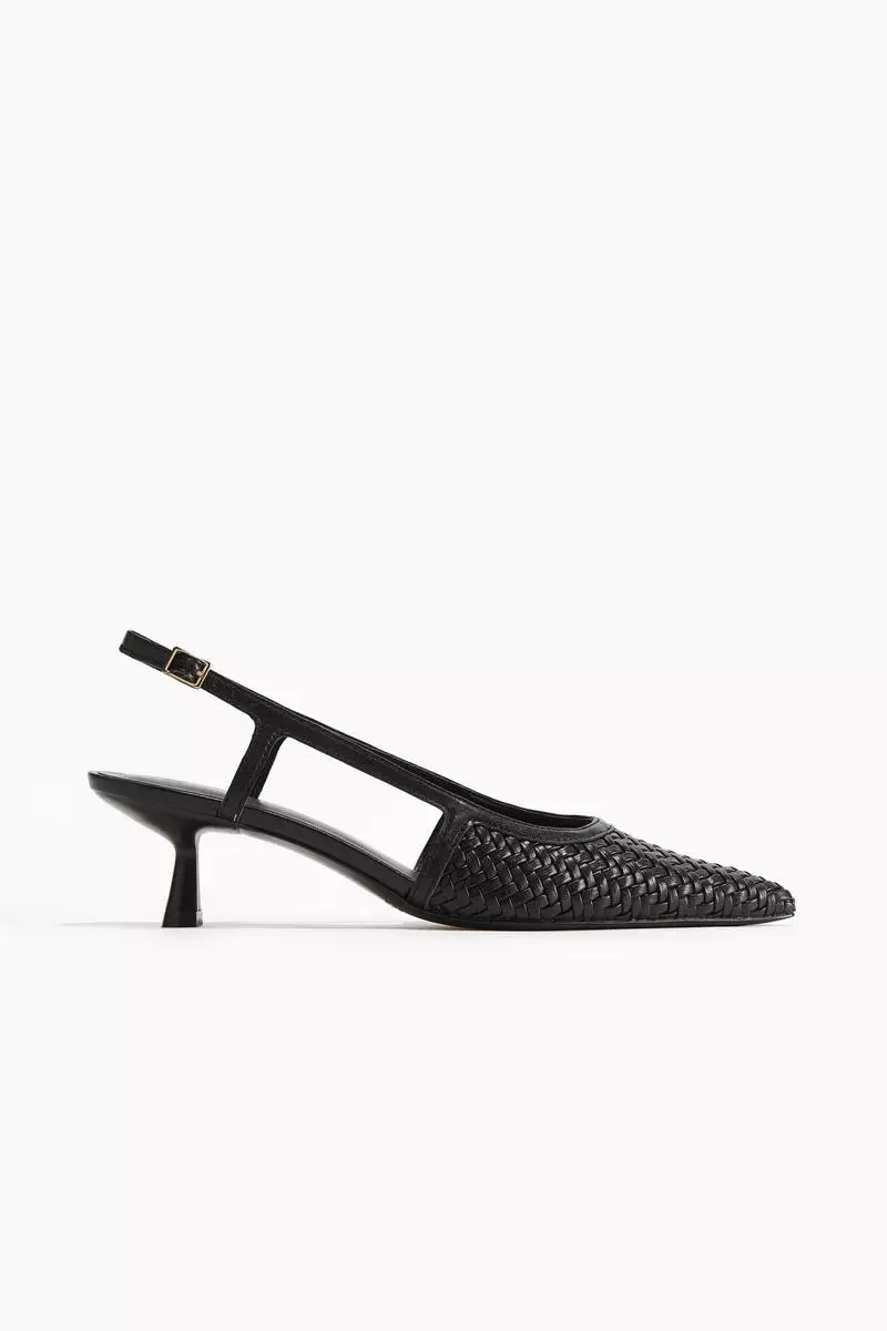 Buy H&M Braided slingback court shoes 2025 Online ZALORA