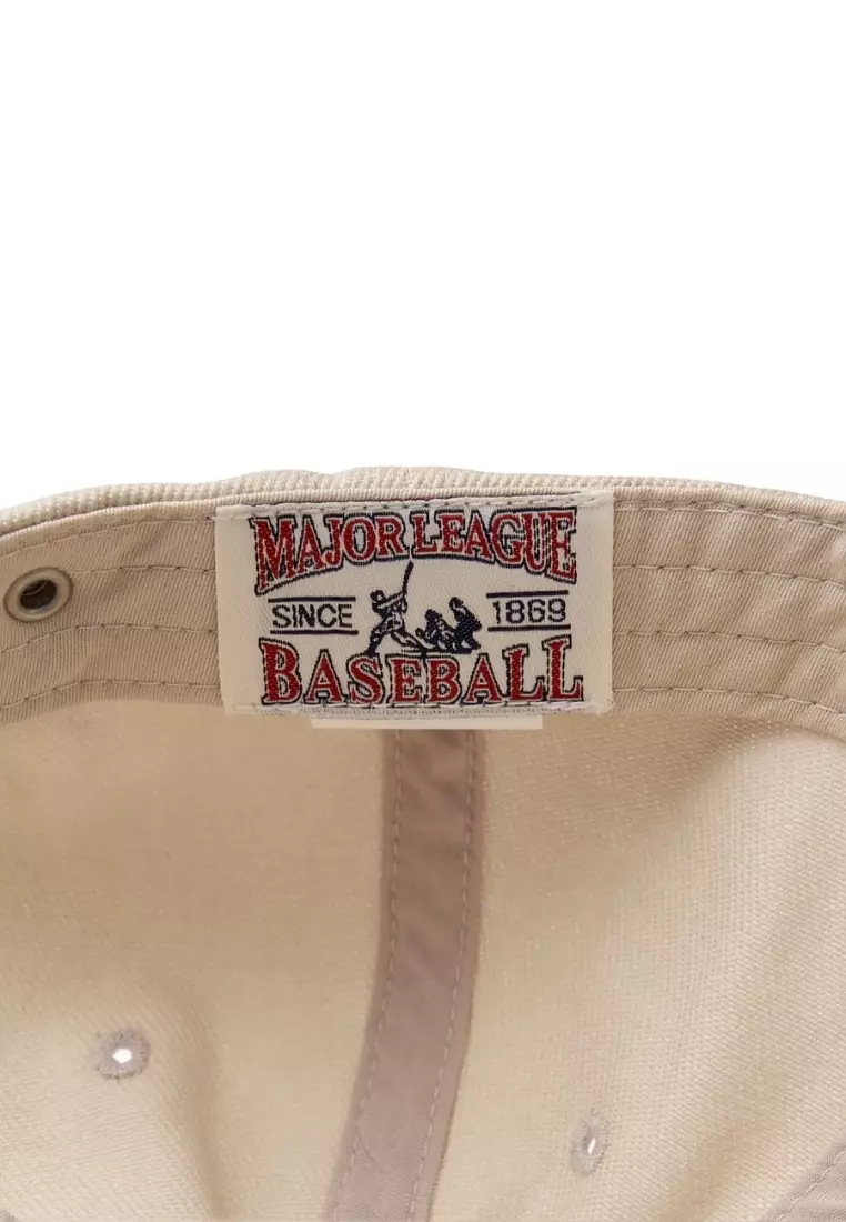 Jual MLB Korea Basic Washing Unstructured Ball Cap - NY Sand