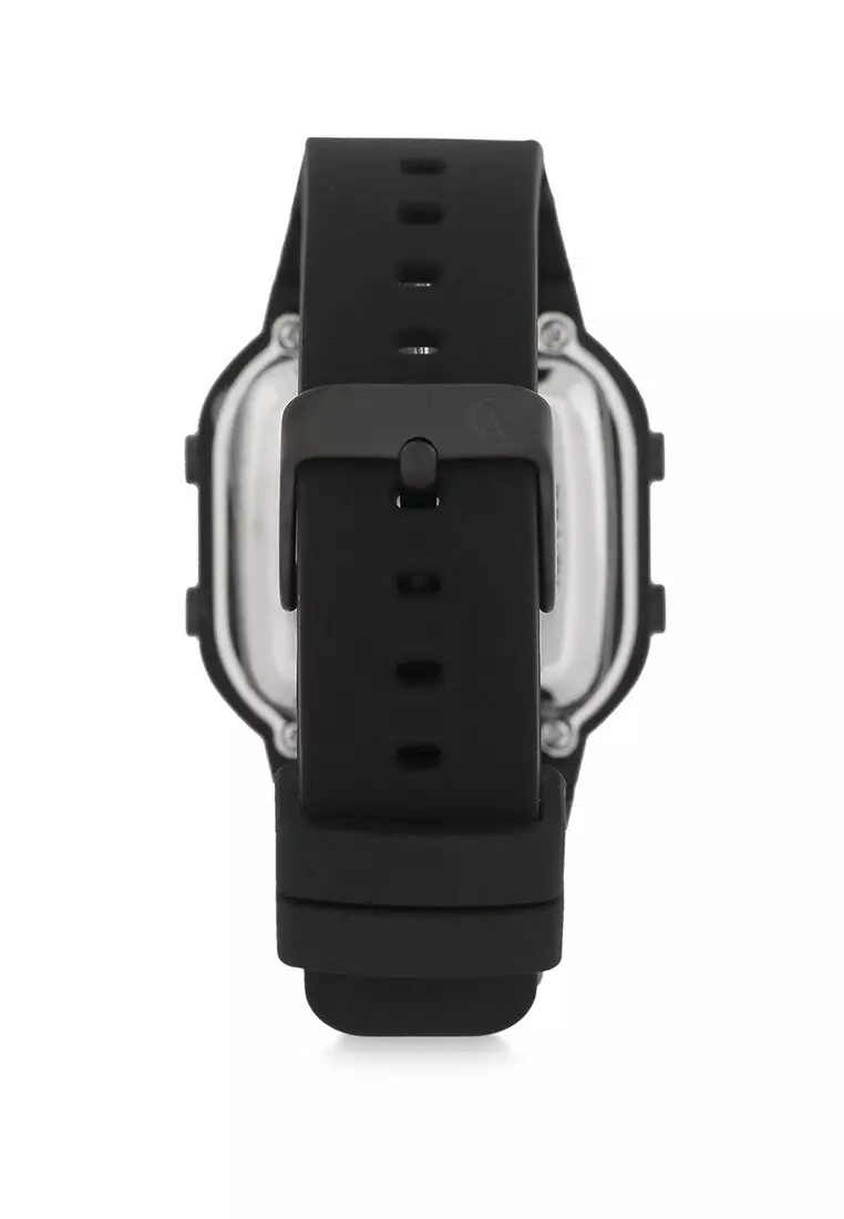 Alexandre Christie Jam Tangan Wanita - Black - Rubber Strap - 9347 LHRIPBA