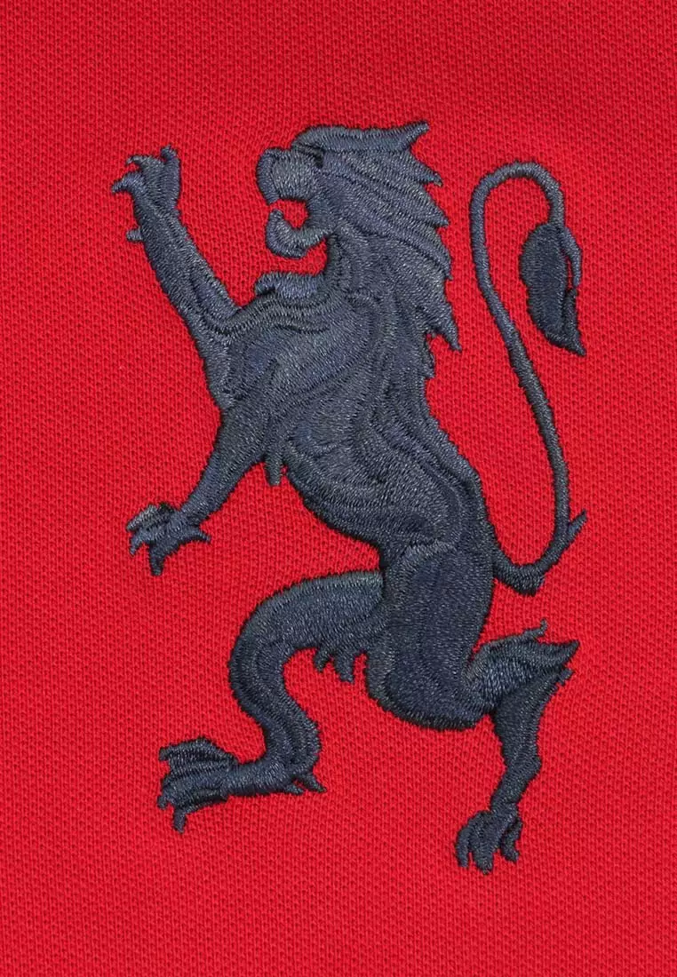 Women's Comfort Fit 3D Lion Polo