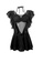 A-IN GIRLS black Sexy Low V Gauze One-Piece Swimsuit EB0DFUSC80C7E5GS_4