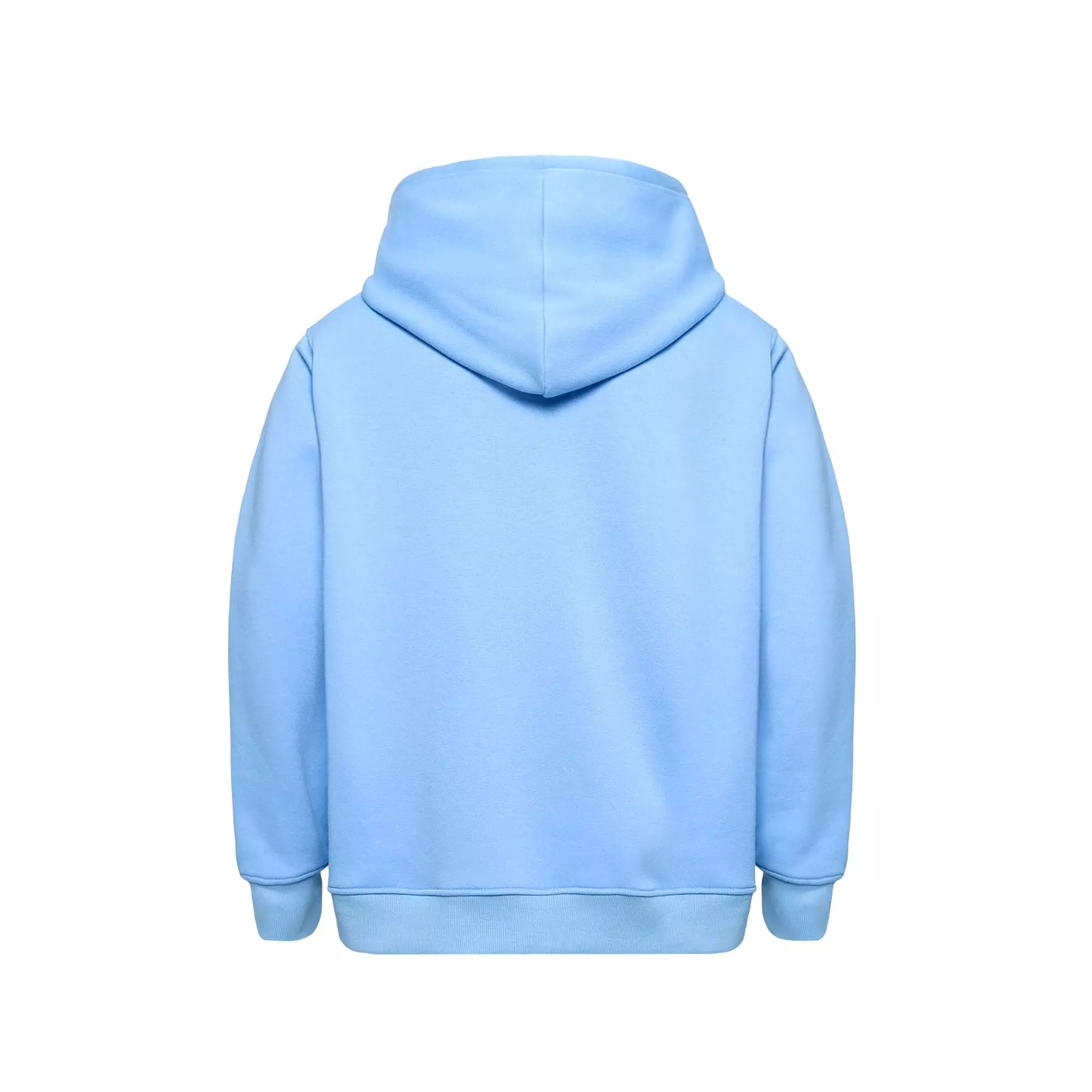 Cotton Well Cozzie Hoodie Sweatshirt with Hidden Pocket Light Blue | Jaket Pullover Fleece dengan Kantong Tersembunyi Biru Muda