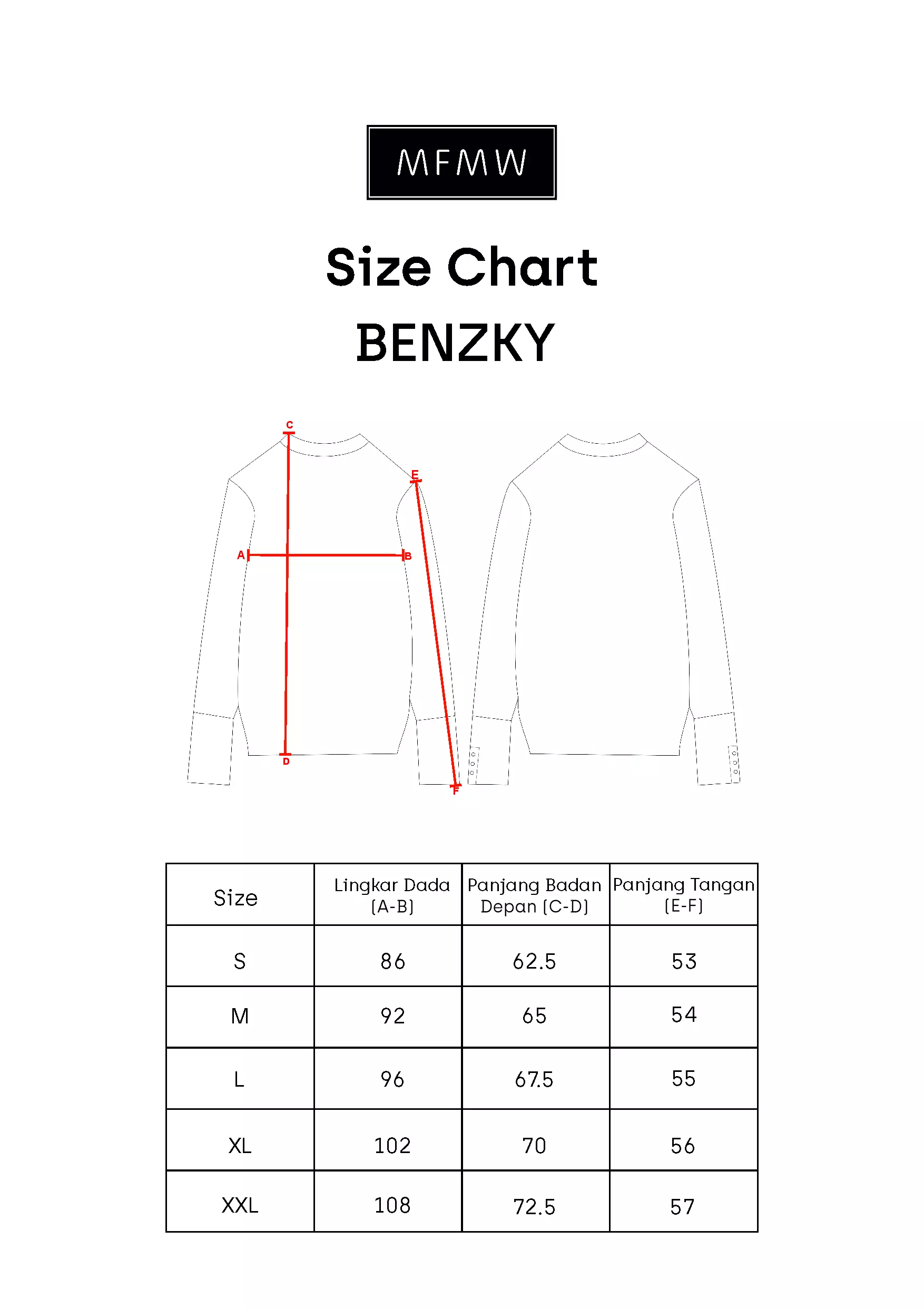 MFMW Benzky Inner Panjang Hitam