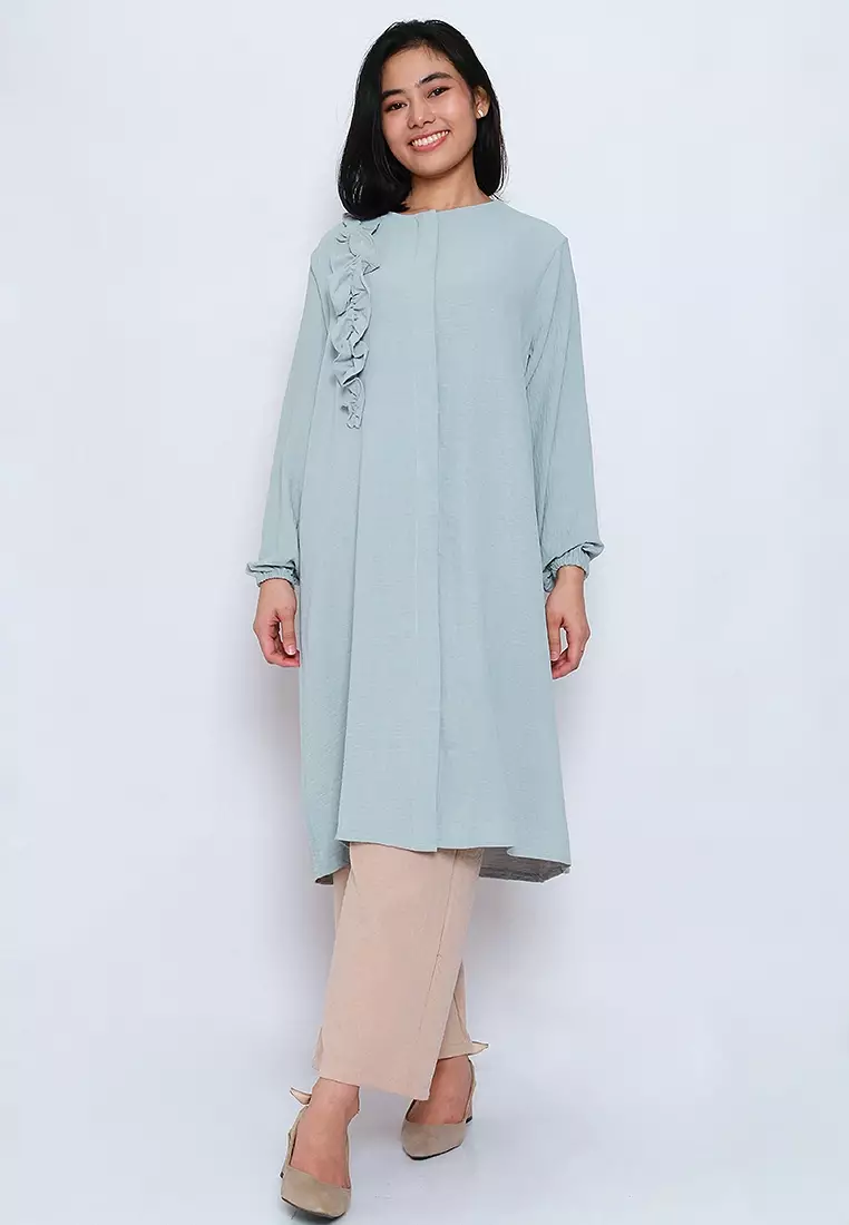 Tunic Accent Ruffle