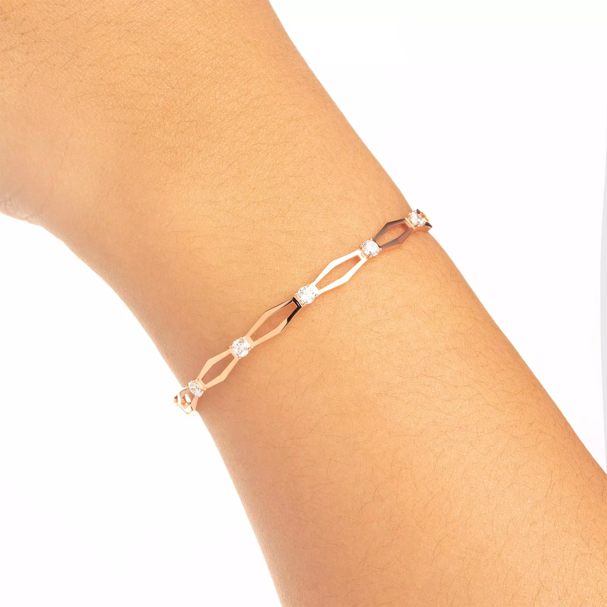 Gelang Emas 7k - Tiany Gold Bangle - Adorn Collection 02 - Juene Jewelry