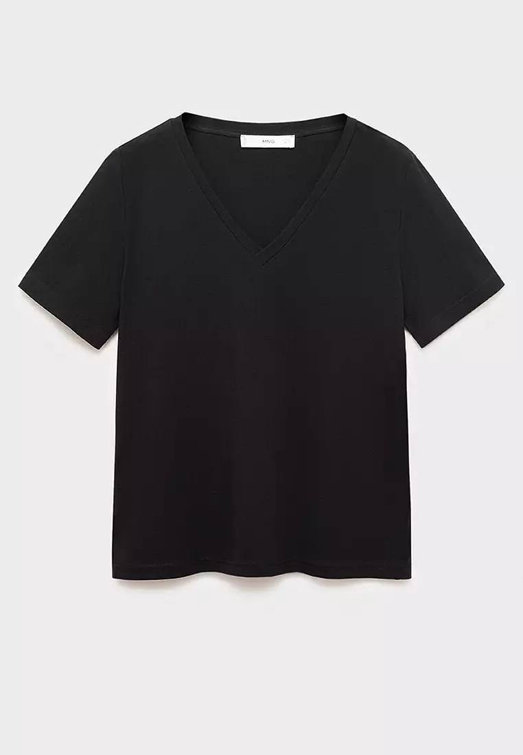V-Neck Cotton T-Shirt