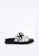 House of Avenues silver Ladies Snake Print Slipper Sandal 5284 Silver 96F8CSH2E6D47AGS_1