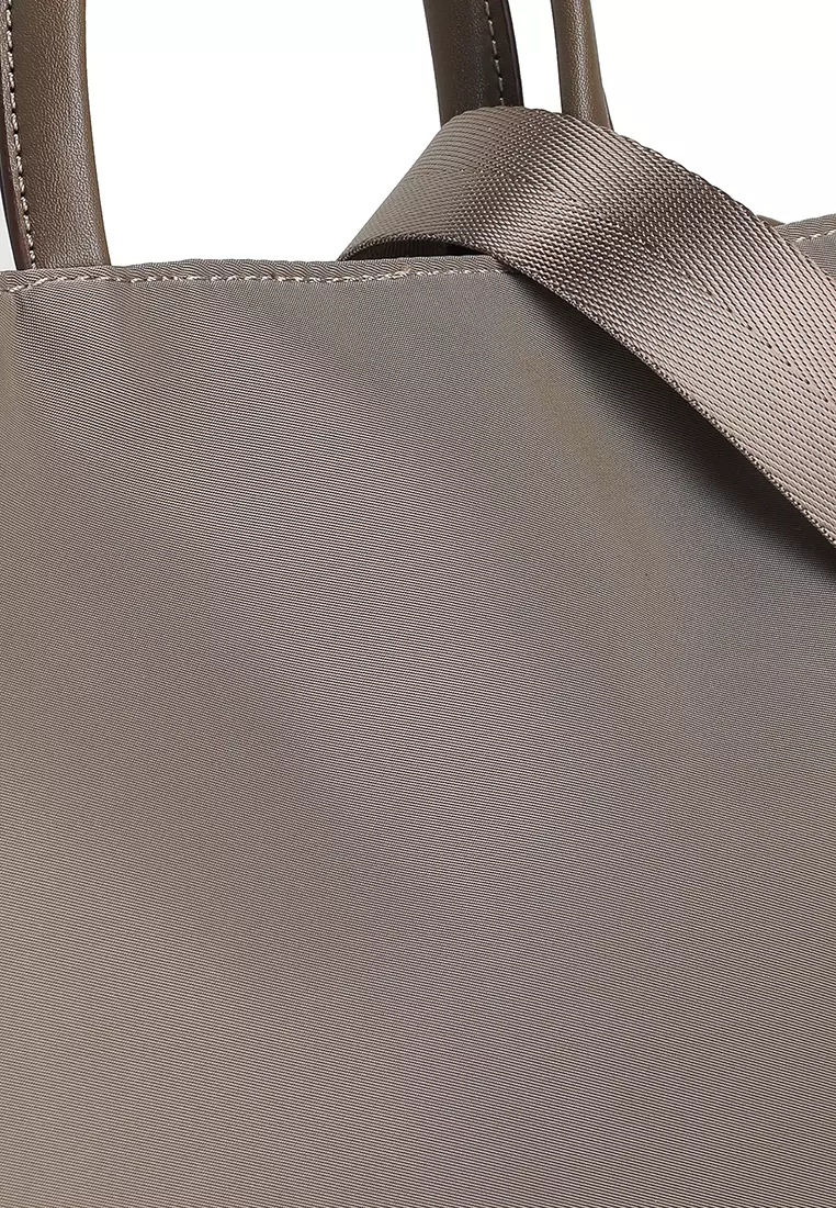 Premium Oxford Nylon Convertible Top Handle Bag With Pouch