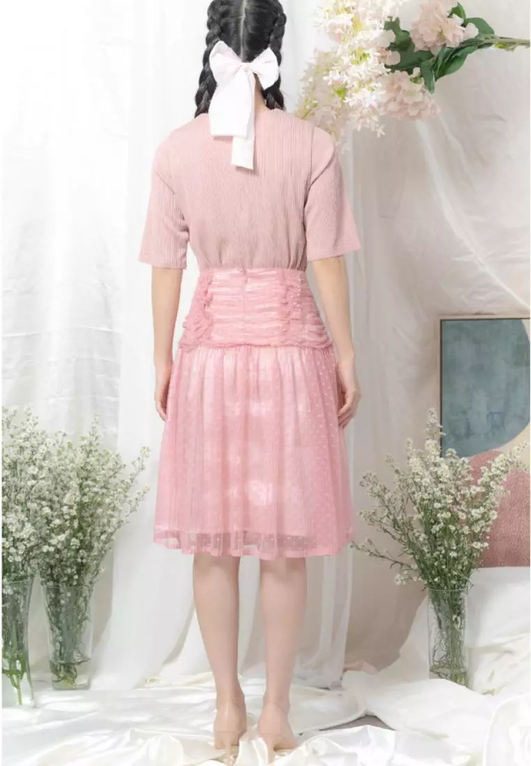 Tulle top skirt zalora