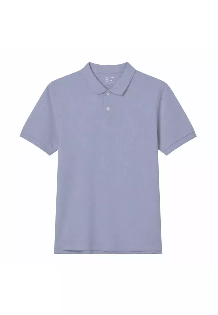 Men's Cotton Lycra Slim Short Sleeve Polo 01016245